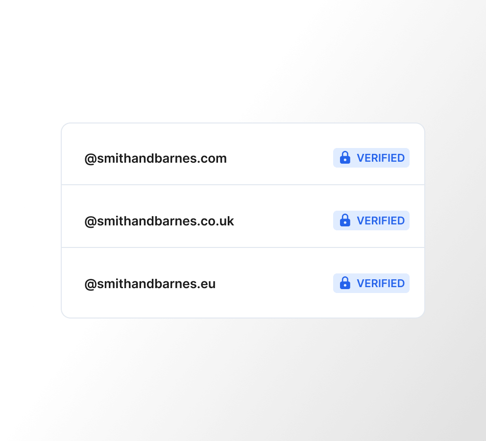 Verify your domain