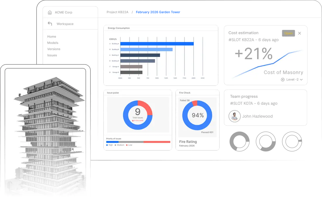 Speckle dashboards