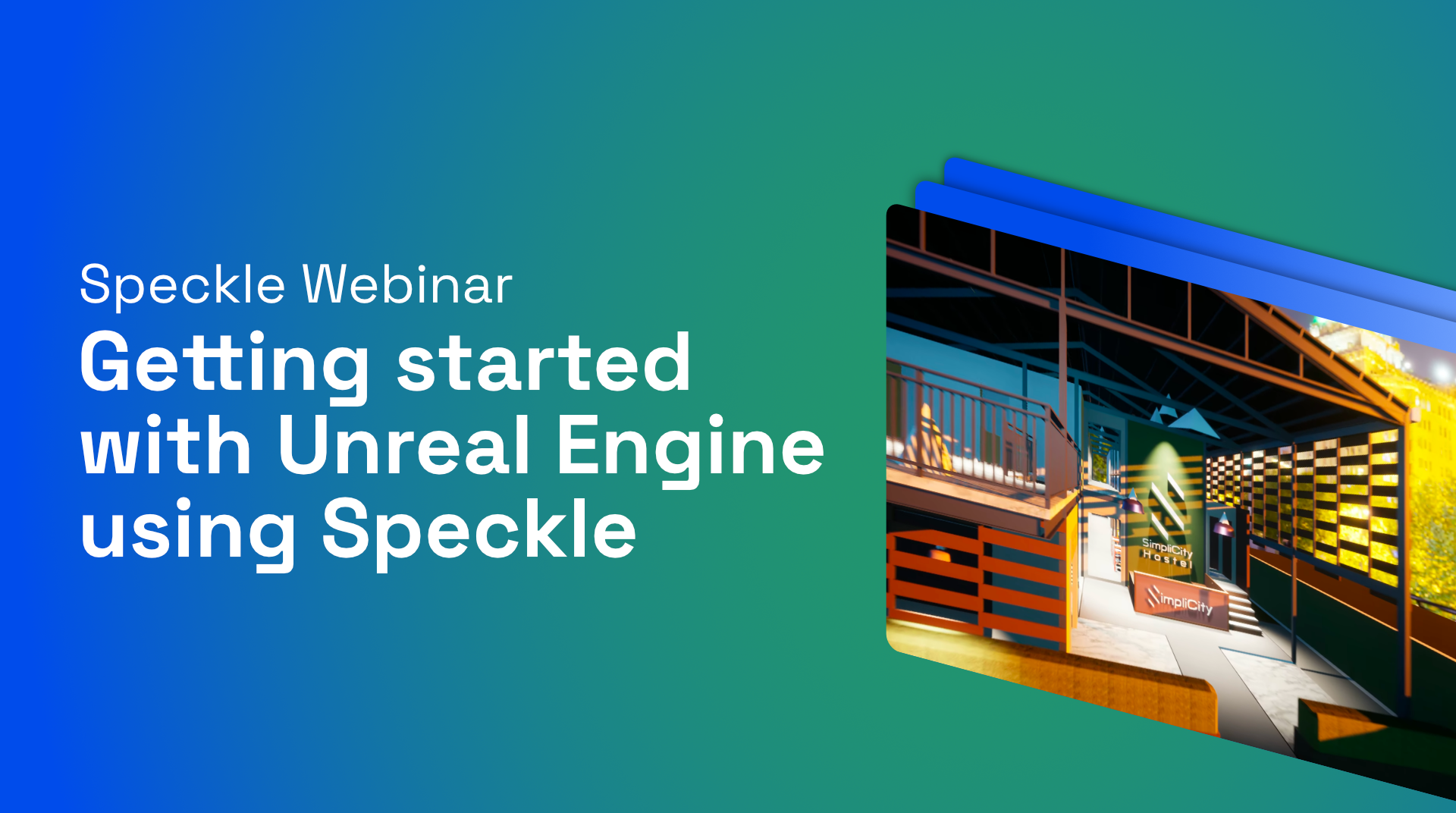 Webinar: Getting started with Unreal Engine using Speckle