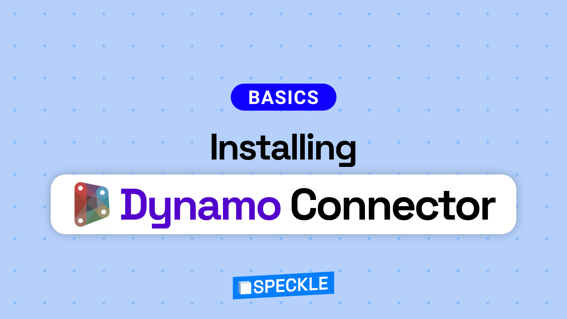 Installing Dynamo Connector