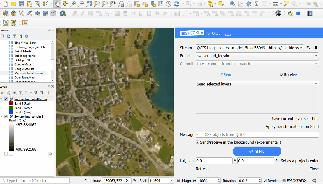 Using Google Earth Images in QGIS 