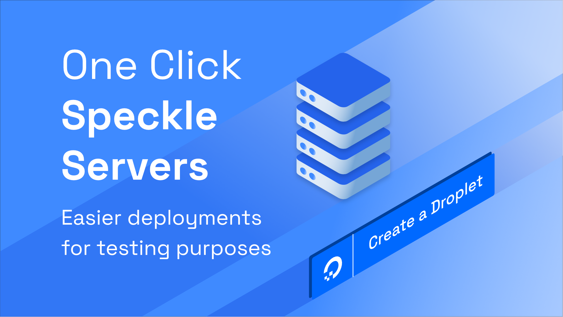 One Click Speckle Servers