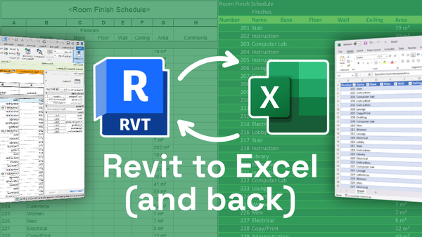 Revit to Excel (and back!)